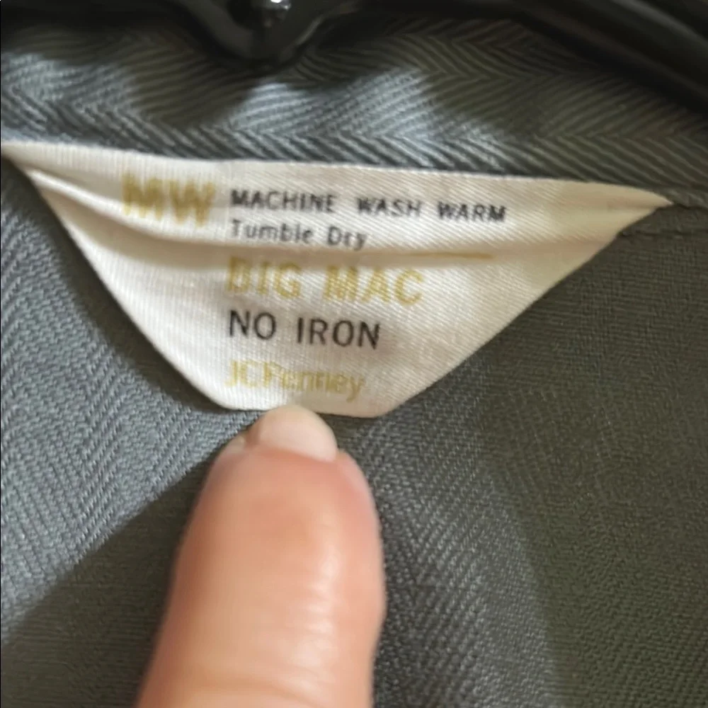 Mens Big Mac no iron JCPenney vintage coveralls 42L - Picture 2 of 4